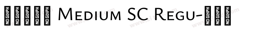 蒙纳凌慧体 Medium SC Regu字体转换